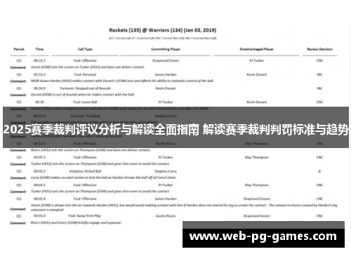 2025赛季裁判评议分析与解读全面指南 解读赛季裁判判罚标准与趋势